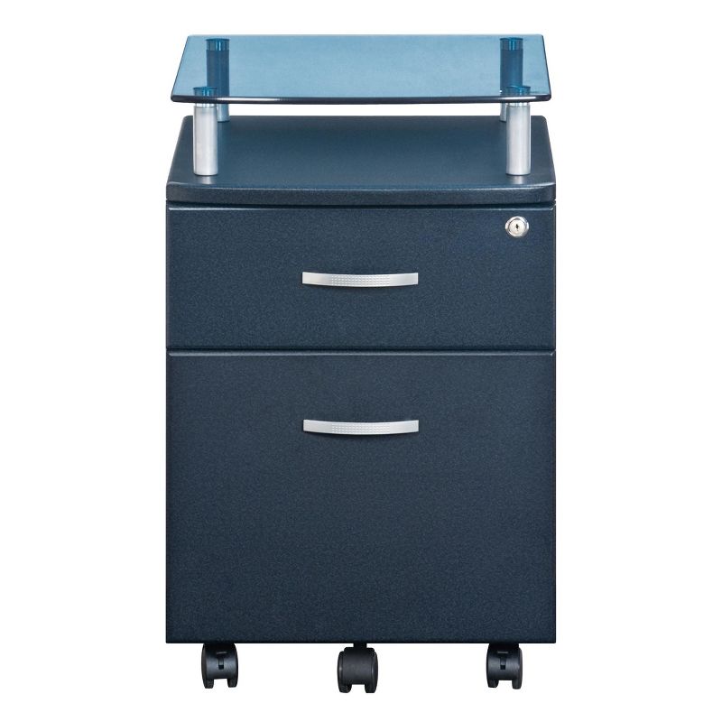 Rolling and Locking File Cabinet Gray - Techni Mobili, 4 of 10