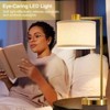 GTCLIGHTING Table Lamp for Bedroom Set of 2 with USB C+A Ports, Dimmable Bedside Lamp with Linen Lampshade, Modern Lamps for Living Room,Office - 4 of 4