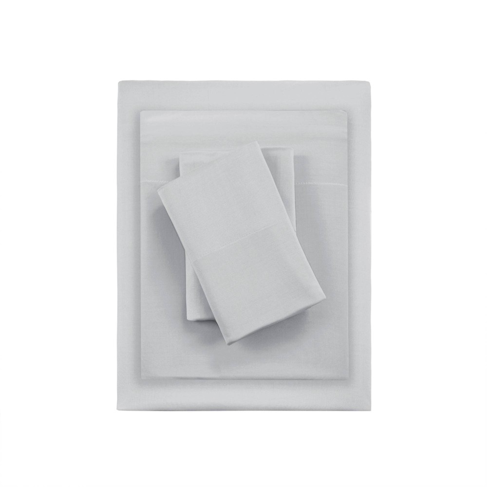 Photos - Bed Linen Beautyrest Twin Tencel Lyocell Polyester Blend Sheet Set Gray 