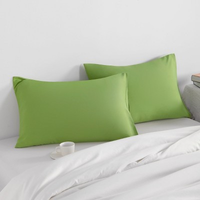 2 Pack Brushed Microfiber Pillowcases, Super Soft Pillowcases with Envelope Closure - NTBAY