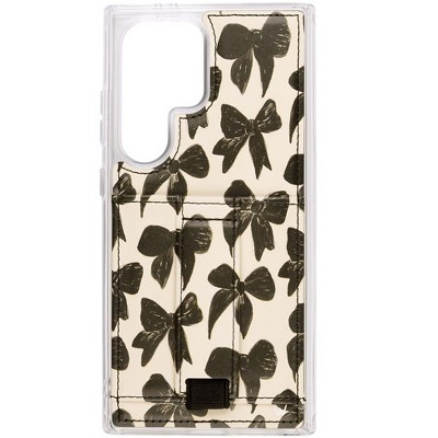 Walli Cases Blair Bows Phone Case with Wallet and Finger Strap