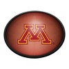 College Football Pigskin Design Oval Slimline Lighted Wall Sign - 2 of 4