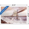 Trends International Roller Coaster Bridge Framed Wall Poster Prints - 3 of 4