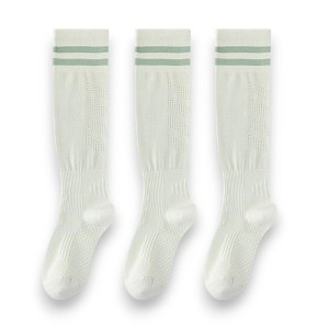 Anna-Kaci 3-Pack Women's Over the Knee Sport Socks with Breathable Mesh Knit and Non-Slip Calf Support - 1 of 4