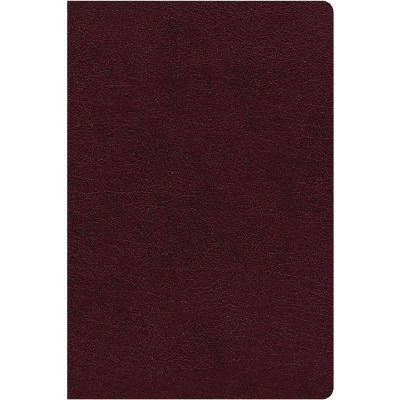 NIV, Biblical Theology Study Bible, Bonded Leather, Burgundy, Indexed, Comfort Print - by  Zondervan (Leather Bound)