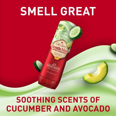 Old Spice Super Hydration Body Wash GentleMan&#39;s Blend for Deep Cleaning and 24/7 Renewing Moisture - Cucumber &#38; Avocado Oil - 20 fl oz_2