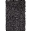 Black Shag Hand Tufted Area Rug - 4 of 4