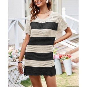 princess polly baby blue dress Coolmee Mini Dress Summer Cover Up for Women Crochet Mesh Knit Beach Dress  Vacation Short Dress Clothes : Target