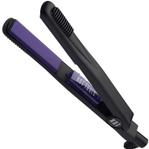 HOT TOOLS Professional Ceramic + Tourmaline Lightweight Flat Iron, 1 Inch Model #HO-1188 - 1 of 4