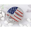 Anna-Kaci Crystal Rhinestone 4th of July American USA Flag Patriotic Pin Brooch - 3 of 4