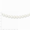 Black Bow Jewelry 10-11mm, White FW Cultured Pearl & Sterling Silver Clasp Necklace - 3 of 4