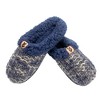 Roxoni Women's Tight-Knit Clog Slippers with Fleece Trim, Cushioned Insole & Non-Slip Sole - 4 of 4