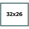 PosterPalooza | Simple Blue Picture Frame - UV Acrylic, Backing Board, Hanging Hardware Included - 2 of 4