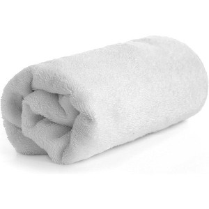 SereneLife 100% Cotton Light White Bath Towel - 1 of 4