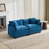 Sapphtopaz Modern Cloud Sofa Couches for Living Room with 2 Layer Upholstered Comfy Sofa with Chenille Fabric for Living Room,Apartment - 4 of 4