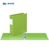 Premium Economy 2" Round Ring Binder 6pk Lime Green: Davis Group, Hard Cover, 400 Sheet Capacity, 2 Pockets - 2 of 4