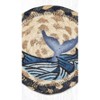 Earth Rugs Whale Tail Printed Coaster 5"x5" Coastal Ocean Design - 3 of 3