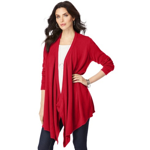 Target red cardigan on sale sweater