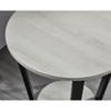 Vynxaria Elysian Contemporary Round End Table with Shelf - Stylish & Durable - 2 of 4