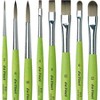 da Vinci FIT Synthetics Student Brush, Synthetic, Tempera, Assorted, 8 Brush Set in Bamboo Mat - 2 of 3