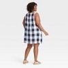 Women's Linen Woven Mini Shift Dress - Ava & Viv™ - 2 of 3