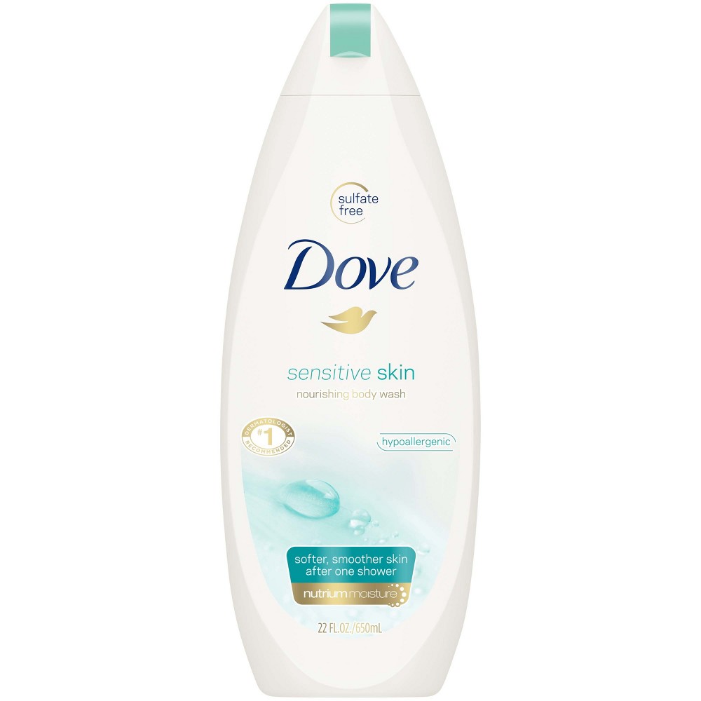 Dove Sensitive Skin Nourishing Body Wash, 22 fl oz