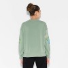 Women's Wicked Fleece Graphic Pullover Sweatshirt - Sage Green - 3 of 3