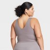 Women's Flex Light Support V-Neck Cropped Sports Bra - All In Motion™ - 2 of 3