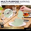 SparkSettings Beverage Napkins, 5” x 5” 2 Ply Paper Napkins, Pack of 100 - 3 of 4