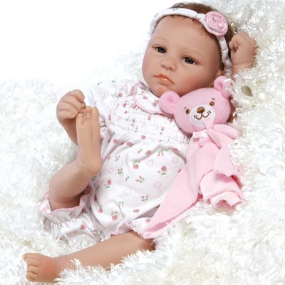 Paradise Galleries Lifelike & Realistic Newborn Reborn Baby Doll, Bundle of Joy, 18-inch Weighted Baby in GentleTouch Vinyl, 5-Piece Set