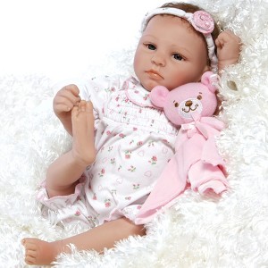 Paradise Galleries Lifelike & Realistic Newborn Reborn Baby Doll, Bundle of Joy, 18-inch Weighted Baby in GentleTouch Vinyl, 5-Piece Set - 1 of 4