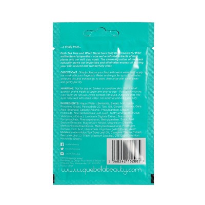 Que Bella Purifying Tea Tree and Witch Hazel Mud Face Mask - 0.5oz