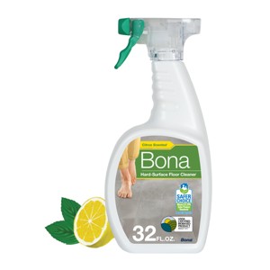 Bona Lemon Mint Cleaning Products Multi-Surface Cleaner Spray + Mop All Purpose Floor Cleaner - 1 of 4