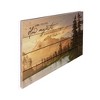 HomeRoots 14" X 24" Brown Lord How Majestic Religious Wood Plank Wall Decor - 4 of 4