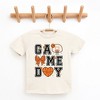 The Juniper Shop Basketball Game Day Coquette Toddler Short Sleeve Tee - 2 of 3