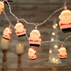 Northlight 10-Count Santa Claus Christmas Light Set, 6ft Green Wire - 2 of 4