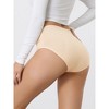 Allegra K Women's Breathable Cotton Comfortable Stretch 3 Layers High Waist Briefs Multicolored - image 2 of 4