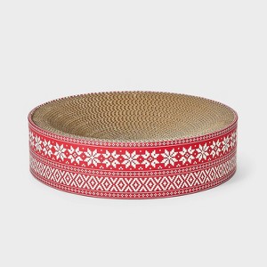 Board Bowl Pad Cat Scratcher - 15.7" - Boots & Barkley™ - 1 of 3