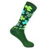 Crazy Dog T-Shirts Women's Lucky Shamrock Socks Funny St Patricks Day Green Novelty Crazy Fun - 3 of 4