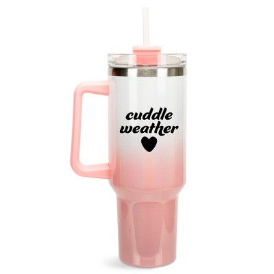 Elanze Designs #1 Hair Stylist Be Nice or Bald 40 oz. Stainless Steel, Large Water Bottle Coffee Mug, Spill & Leak Resistant, Thermal Travel Tumbler