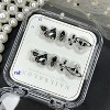 Vynxaria Black Stylish Press-On Nails for a Perfect Finish Size M - 4 of 4