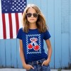 The Juniper Shop Patriotic Cherries Checkered Youth Short Sleeve Tee - 4 of 4