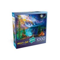 Buffalo Games Night & Day: Lake Moraine Journey Jigsaw Puzzle