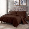 Egyptian Cotton 400 Thread Count Solid Duvet Cover Set by Blue Nile Mills - 2 of 4