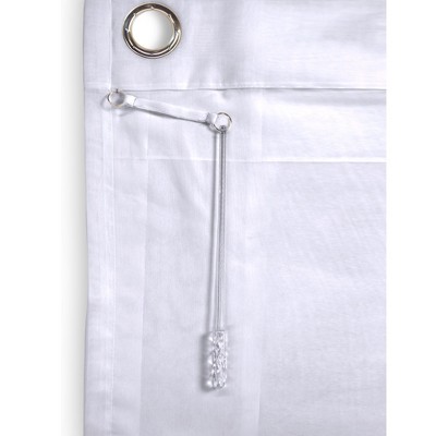 Ricardo Tergaline Double Wide Grommet Panel w/Wand 108x63 White