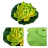 Unique Bargains Artificial Lotus Flower for Garden Ponds Pool Decoration 6 Pcs - 3 of 4