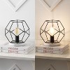 JONATHAN Y James 10" MidCentury Glam Metal Geometric LED Table Lamp - 4 of 4