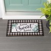 Evergreen Home Sweet Home Eucalyptus Sassafras Indoor Outdoor Switch Doormat 1'10"x10" Multicolored - 4 of 4