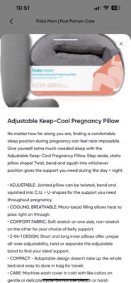 NEW Frida Mom Keep-Cool Pregnancy Body Pillow