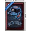 Trends International MLB New York Yankees - Neon Helmet 23 Framed Wall Poster Prints - 3 of 4